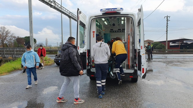 DENİZLİ-AYDIN KARAYOLUNDA KORKUTAN KAZA