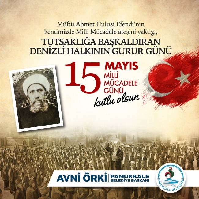BAŞKAN ÖRKİ’DEN 15 MAYIS MESAJI