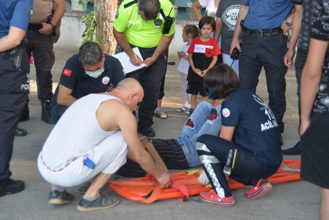 DENİZLİ’DE KAZA SÜRÜCÜ HASTANEYE KALDIRILDI!
