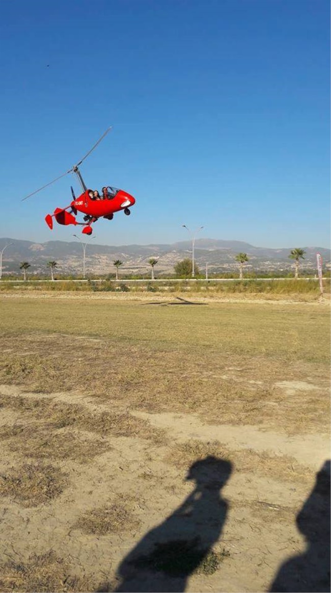 VALİ KARAHAN İLE BAŞKAN ZOLAN’DAN GYROCOPTER TURU