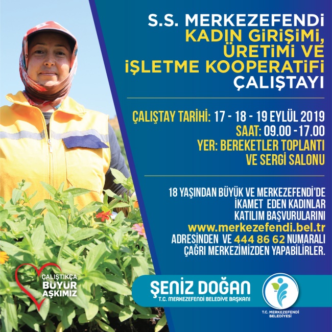 “KADINLAR ÜRETTİKÇE KAZANACAK  KAZANDIKÇA GELECEĞE UMUTLA BAKACAK”