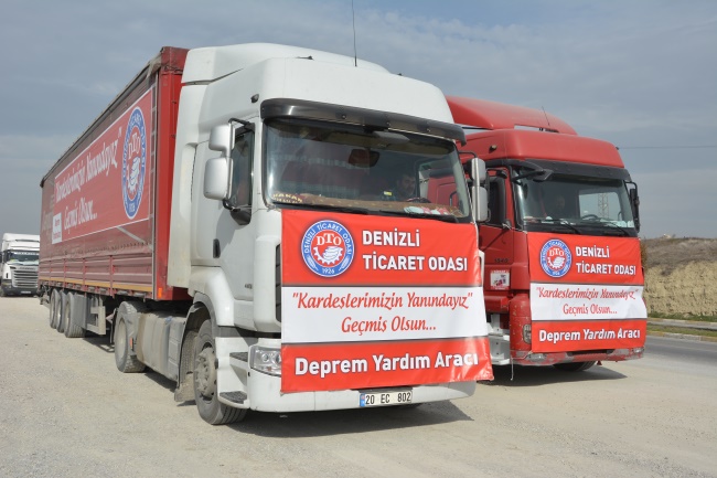  DTO’NUN TIRLARI YOLA ÇIKTI