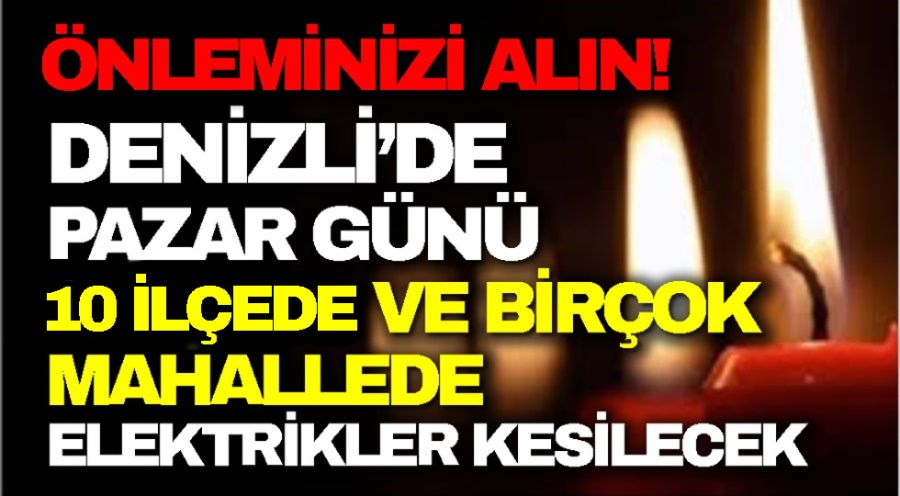 elektrik kesintisi var