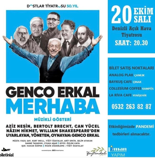 NEW YORK’TA SERGİLENEN OYUN GENCO ERKAL İLE DENİZLİ’YE GELİYOR