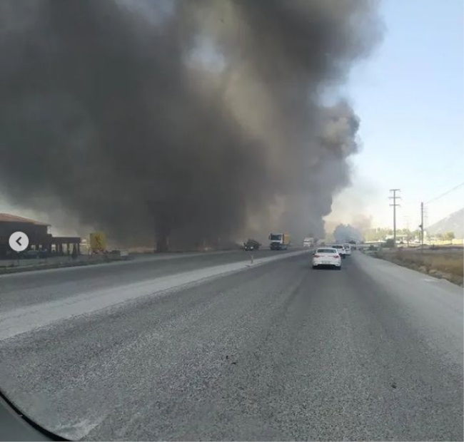 DENİZLİ’DE YANGIN!