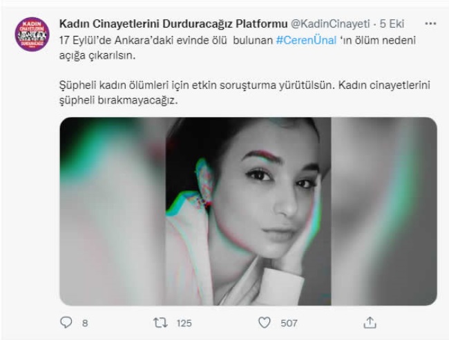 DENİZLİLİ GENÇ KADININ SOSYAL MEDYADA ŞÜPHELİ ÖLÜMÜ GÜNDEM OLDU