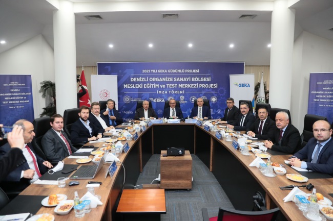 DENİZLİ MESLEKİ EĞİTİM VE  TEST MERKEZİ GÜDÜMLÜ PROJESİ  İMZA TÖRENİ GERÇEKLEŞTİRİLDİ