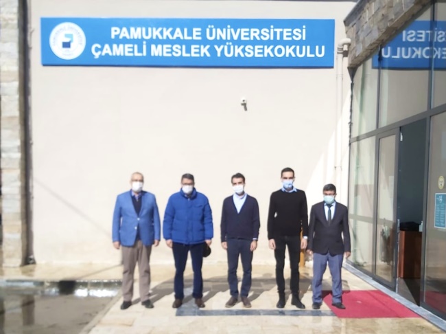 REKTÖR KUTLUHAN ÇAMELİ MYO’DA İNCELEMELERDE BULUNDU