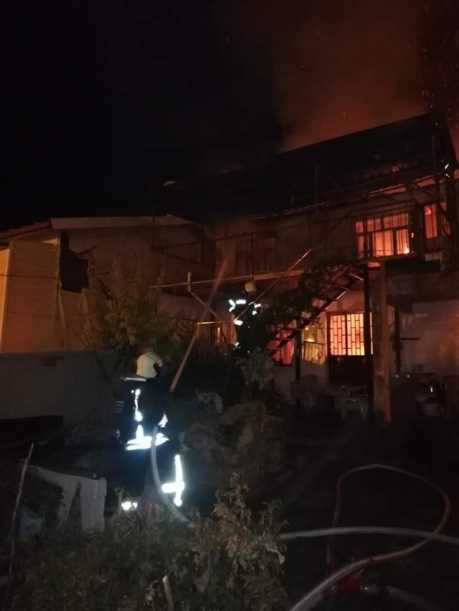  DENİZLİ’DE PATLAMANIN ARDINDAN ALEVLER HER YERİ SARDI!