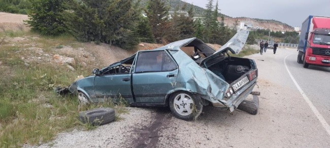 Denizli'de trafik kazası