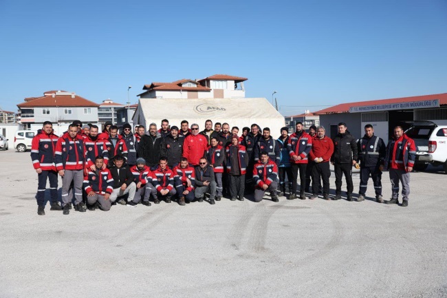 MERKEZEFENDİ BELEDİYESİ  PERSONELİNE  AFET FARKINDALIK VE ÇADIR KURMA  EĞİTİMİ