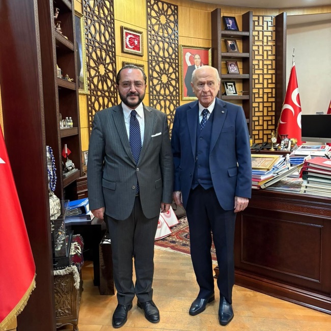 MHP DENİZLİ İL BAŞKANI YILMAZ, ANKARA’DA BAHÇELİ İLE GÖRÜŞTÜ