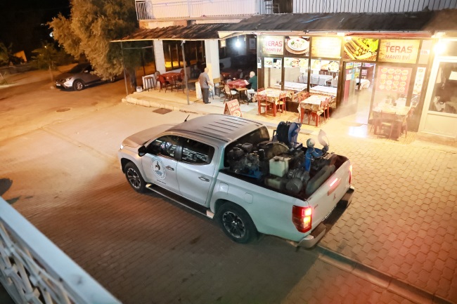 Pamukkale’de 61 Mahallede Gece İlaçlamaları Başladı