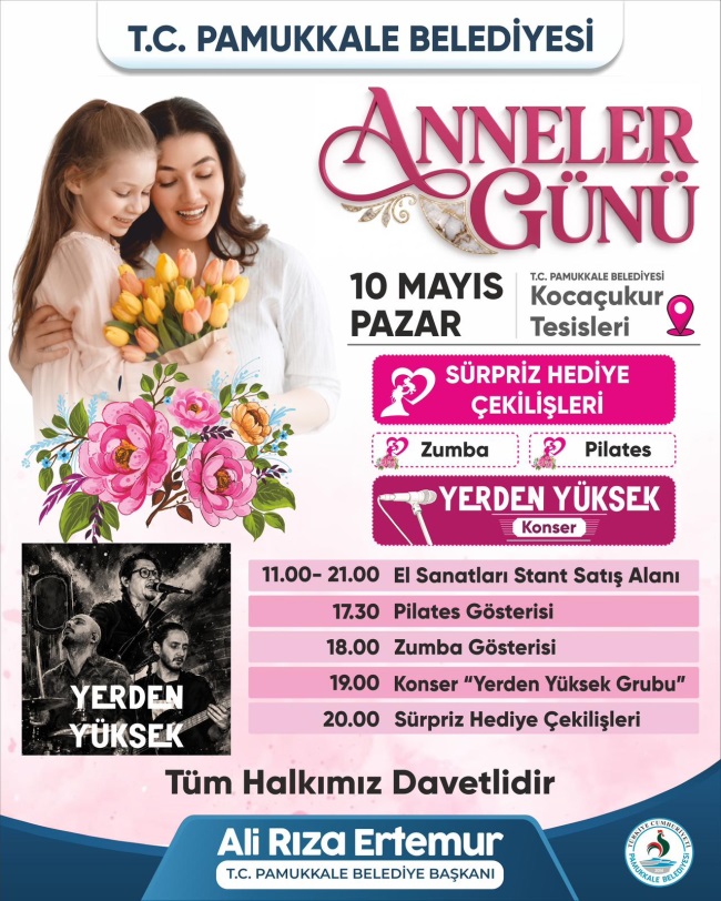 Pamukkale’de Anneler Günü Coşkusu