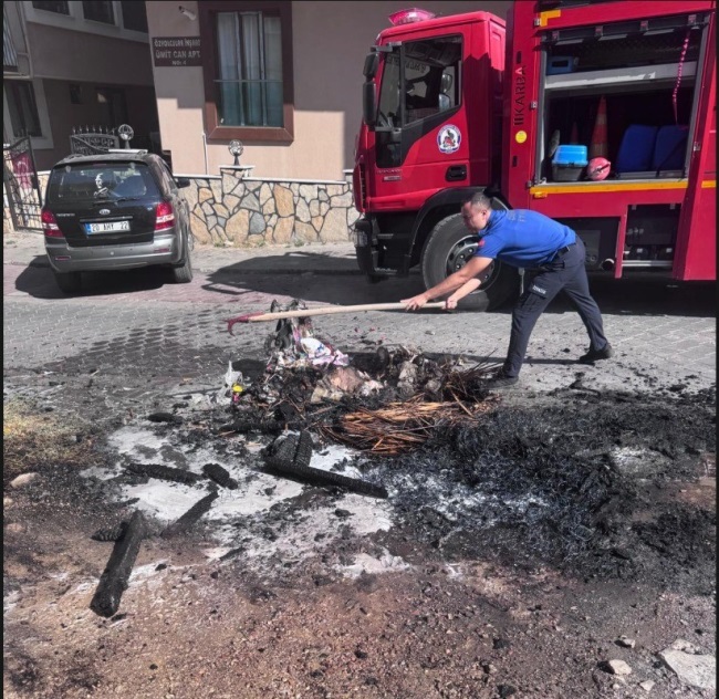 Denizli’de Tehlikeli Yangın!